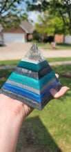 Load image into Gallery viewer, Cremation Memorial Ash Pyramid Keepsake