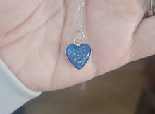 Load image into Gallery viewer, Heart Memorial Cremation Ashes Necklace