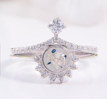 Load image into Gallery viewer, Cremation Memorial Ash Ring- The Hannah Ring