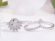 Load image into Gallery viewer, Cremation Memorial Ash Ring- The Hannah Ring