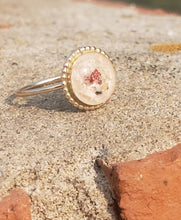Load image into Gallery viewer, Cremation Memorial Ash ring- The Maxx Ring (14k gold filled)