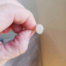 Load image into Gallery viewer, Oval Breastmilk Ring in Sterling Silver