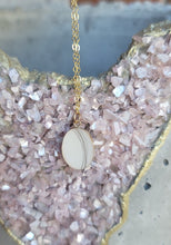 Load image into Gallery viewer, 14k gold filled Oval BreastMilk Necklace