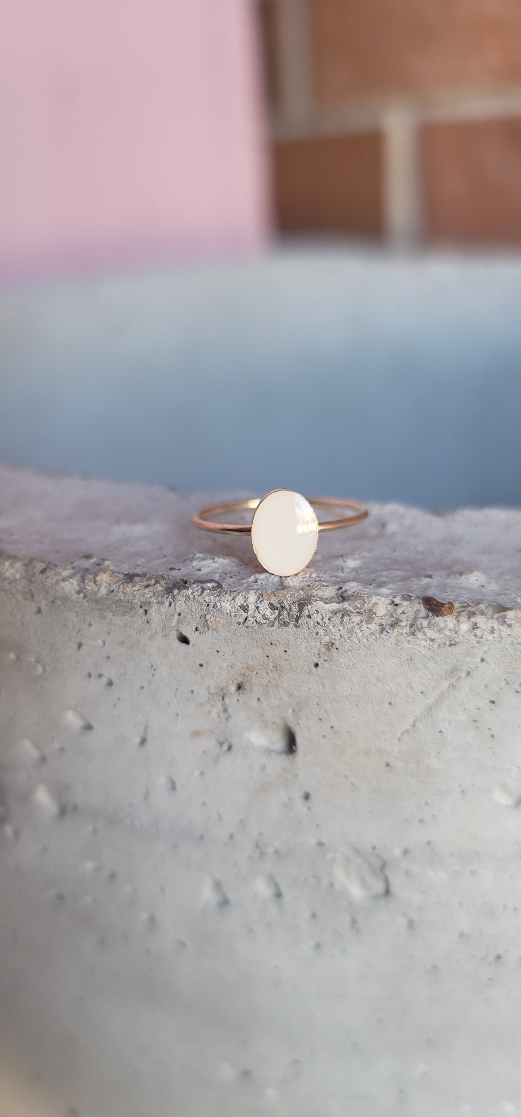 14k gf Rose Gold Breast Milk Ring