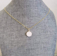 Load image into Gallery viewer, 14k Gold Filled Round Breastmilk Necklace
