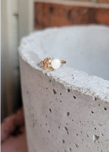 Load image into Gallery viewer, 14k gold filled Half Moon Breastmilk Ring
