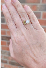 Load image into Gallery viewer, 14k gold filled Half Moon Breastmilk Ring
