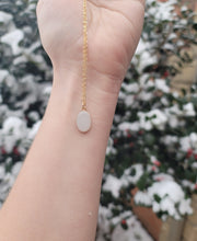 Load image into Gallery viewer, 14k gold filled Oval BreastMilk Necklace
