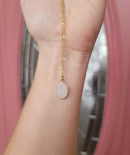 Load image into Gallery viewer, 14k gold filled Oval BreastMilk Necklace
