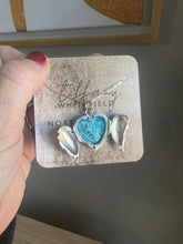 Load image into Gallery viewer, Memorial Heart Locket Sterling Silver
