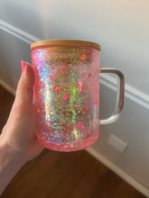 Load image into Gallery viewer, Snow globe glitter mug
