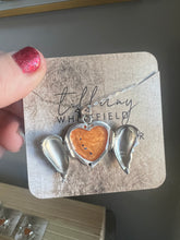 Load image into Gallery viewer, Memorial Heart Locket Sterling Silver
